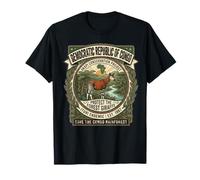 Congo Africa - Okapi Conservation - Vintage Logo Emblem T-Shirt