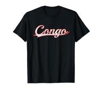 Congo African Nation Jungle Wildlife Vintage Varsity T-Shirt