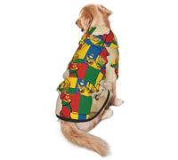 Congo Flag Map01 Print Soft Dog Hoodie For Medium To Large Dogs, Warm And Breathable Winter Pet Sweatshirt, Easy To Wear Jumper For Cold Weather