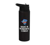 Congolese Congo Made in Wonderful Congo Stainless Steel Insulated Water Bottle