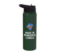 Congolese Congo Made in Wonderful Congo Stainless Steel Insulated Water Bottle