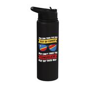 Congolese Congo You can take The boy Out of Congo Stainless Steel Insulated Water Bottle