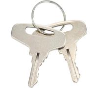 Congparts 2Pcs Ignition Key 66711-55140 6711-55240 Compatible with Kubota Generator GL-3500 G-6500S Tractor AD70 B20 B4200D B5200D B6100 B6200 B7100 B7200 B8200 B9200 F2000 Compatible with Allmand