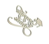 Congrats Grads Cutting Dies Carbon Steel Die Cut Templates Decorative Embossing Paper Die for Card Making Scrapbooking Carbon Steel Cutting Plates