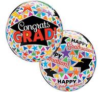 Congrats Graduation 22"/56Cm Bubble Balloon