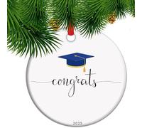 Congrats Graduation Ornament - Class of 2025 High School Graduate Xmas Keepsake Gift