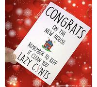 Congrats New Home Card, Moving Home Card, First Home, Lazu C*NTS, Housewarming Card, New Home, New House, Moving Home, Moving House PC211