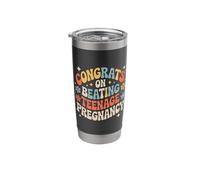 Congrats On Beating Teenage Pregnancy Jokes Sarcasm - Stainless Steel Insulated Tumbler