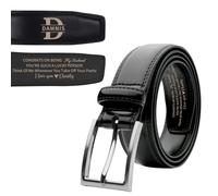 Congrats on Being My Husband Belt, Personalized Valentines Day Men's Leather Belt ,Think Of Me Whenever You Take Off Your Pants, Custom Engraved Name Leather Belt Gift for Men Him Husband boyfriend