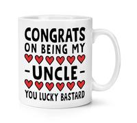 Congrats On Being My Uncle You Lucky Bastard 10oz Mug Cup