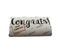 Congrats on the next chapter, Graduation, Novelty, themed Chocolate Bar gift. For friends family and work colleague. (One Size, White Chocolate)