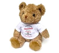 CONGRATS ON YOUR ENGAGEMENT - Teddy Bear - Cute Soft Cuddly Adorable - Gift Present