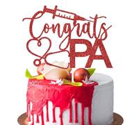 Congrats PA Cake Topper, Future Nurse/Congrats Nurse, Congratulations PA, Nursing School Physician Assoicate Graduation Party Decorations