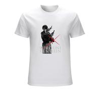 CONGRATULATE Rurouni Kenshin Mens White T-Shirt XXL