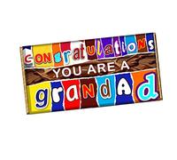 Congratulation You Are a Grandad Chocolate Bar Wrapper Novelty Lovely Gift Present CH-389 (with chocolate bar)