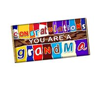 Congratulation You Are a Grandma Chocolate Bar Wrapper Novelty Love Gift Present CH-390 (without chocolate bar)