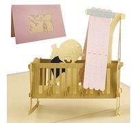 Congratulations Baby Card Girl, Birth Girl, New Baby, Baby Shower Girls, Baptism, G09.3