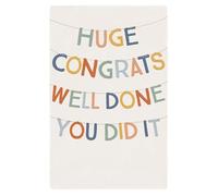 Congratulations Bunting Greeting Card By Wishing Well Studions, 5 X 8 Inches