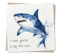 Congratulations Card for a Loved One - I Hear You Are A Big Fish Now - Celebrations, New Job, Exam Passing - For a Friend, Best Friend, Loved One, Colleague, Partner