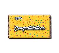 Congratulations Chocolate Bar with Novelty Joke Wrapper - Funny Rude Gift Birthday Present (Chocolate Included)