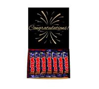 Congratulations Chocolate Couples Gift Present Hamper Sweet Box New Job, New Home, New Baby, Exams (Wispa)
