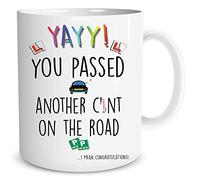 Congratulations Driving Test Mug Another C*nt On The Road New Driver Congratulations Passed Driving Test Gift Funny Mugs Jokes WSDMUG1248