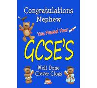 Congratulations GCSE Passing Exams Card For Nephew (Design 3)