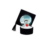 Congratulations Graduation Gift Box Ornaments With Crystal Glass Figurine and Memorable Poem, Perfect Present for University, College, and School Graduates. Special Packaging (Teacher Box)