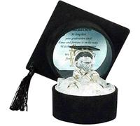 Congratulations Graduation Gift Box Ornaments With Crystal Glass Figurine and Memorable Poem, Perfect Present for University, College, and School Graduates. Special Packaging (Graduation Box Bear)