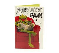 Congratulations New Home Card - Muppets Card Featuring Kermit the Frog - Congratulations Card, New Home, Ideal Gift Card - Disney
