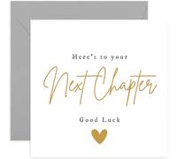 Congratulations Next Chapter Card, Retirement Leaving Farwell, New Job, Housewarming, Good luck Gift for University, Promotion, Him Her Grandson Son Daughter