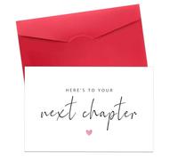 Congratulations Next Chapter Funny Leaving Card, Colleague Leaving Card with Envelope, New Job Card Leaving Gifts for Colleagues Women Men for Farewell Promotion New Home Retirement Good Luck Goodbye