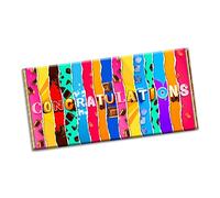 Congratulations Novelty Chocolate Bar Wrapper Lovely Gift present for Mother Father Brother Sister Husband Wife Friend Lover Mate (#1160) (with chocolate bar)