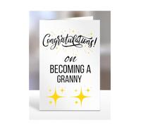 Congratulations on becoming a Granny card, Gifts for Men, Women, Presents for Christmas, A5-79_106