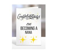 Congratulations on becoming a Nana card, Gifts for Men, Women, Presents for Christmas, A5-79_139