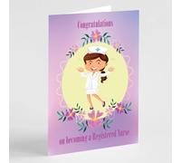Congratulations on becoming a Registered Nurse celebration card