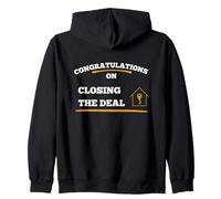 Congratulations On Closing The Deal Zip Hoodie