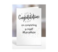 Congratulations on completing a Half Marathon card, gifts for men, women, friend, son, daughter, brother, sister, colleague, presents for christmas, A5-245_20
