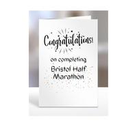 Congratulations on completing Bristol Half Marathon card, gifts for men, women, friend, son, daughter, brother, sister, colleague, presents for christmas, A5-245_8