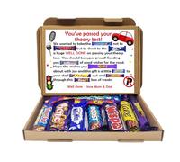 Congratulations on Passing Driving Test - Personalised Chocolate Message Gift Box Letterbox Gift Hug in a Box Chocolate Poem Unique (Passing Theory Test, We/Us)