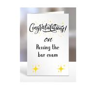 Congratulations on Passing the bar exam Card, Gifts for Men, Women, Presents for Man, Woman or Person, Greetings Card, Funny, Joke, Silly, Gag, A5-128_45