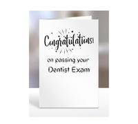 Congratulations on passing your Dentist exam card, gifts for men, women, friend, colleague, boss, manager, presents for christmas, A5-244a_237