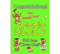 Congratulations on Passing Your GCSE Exams Card (Green)