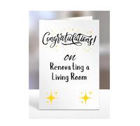 Congratulations on Renovating a Living Room Card, Gifts for Men, Women, Presents for Man, Woman or Person, Greetings Card, Funny, Joke, Silly, Gag, A5-158_55