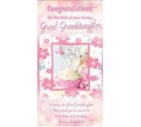 Congratulations on the birth of your Great Granddaughter card