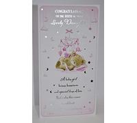 Congratulations On The Birth of Your Lovely Daughter Greetings Card