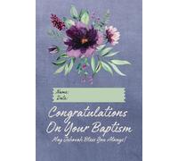 Congratulations on your Baptism - Gift for Jehovah's Witnesses: May Jehovah Bless You Always!