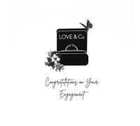 "Congratulations On Your Engagement" - Engagement Cards by Five Dollar Shake - SR1