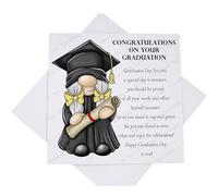 Congratulations On Your Graduation Card, Gonkette Gonk Lady Graduation Cap Card with Poem Verse, P3