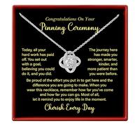 Congratulations on Your Pinning Ceremony Gifts, Nurse Jewelry For Women, Girls, Sister, Daughter, Friend Or Girlfriend Gift, Rn Gifts For Nurses Graduation Or Appreciation Gifts, Love Knot Necklace